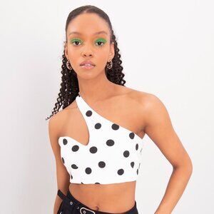Doted Crop Top